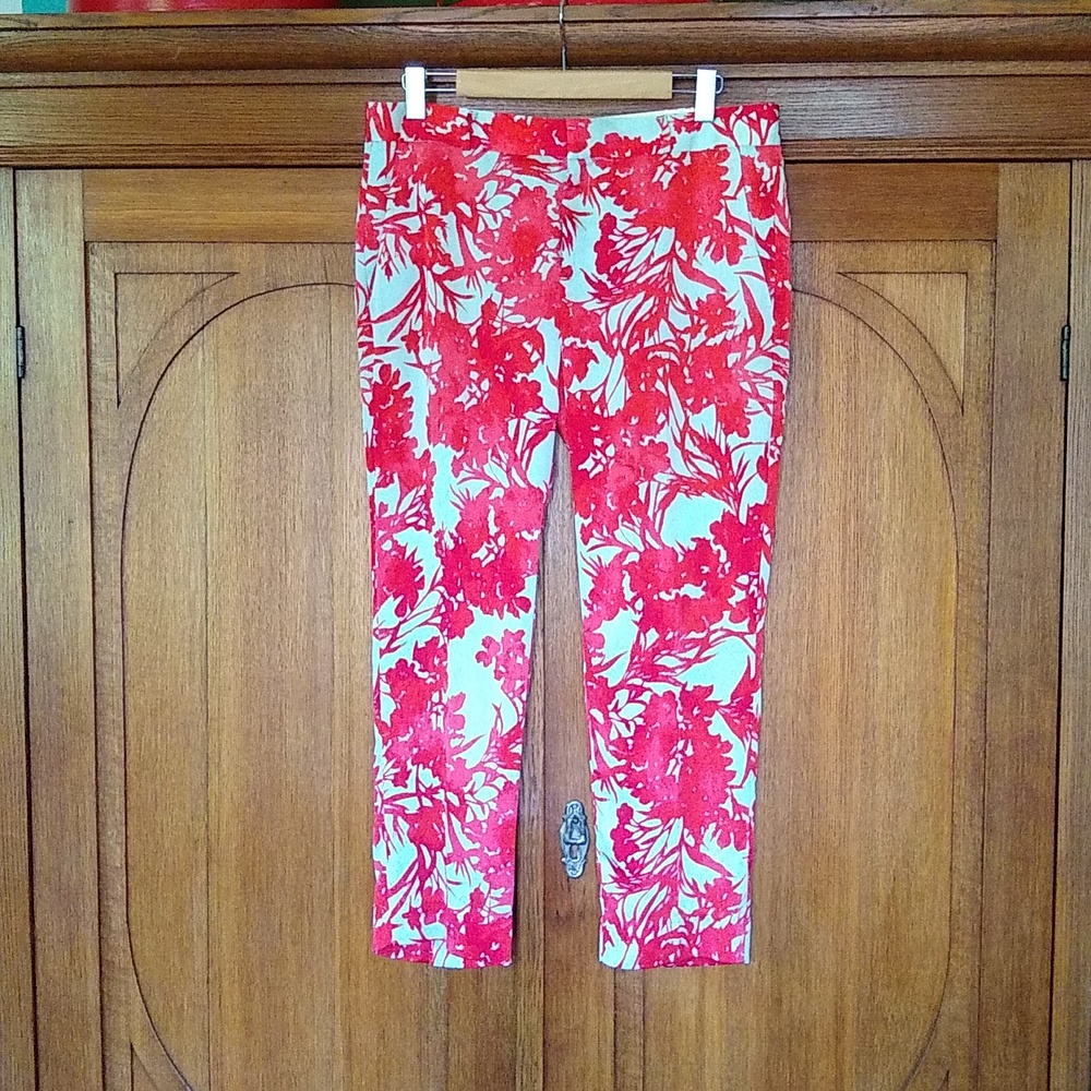 Banana Republic patterned pants, size 10